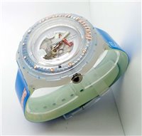 Watch Swatch Man Scuba in Resin SNOWPASS - SNOWPASS